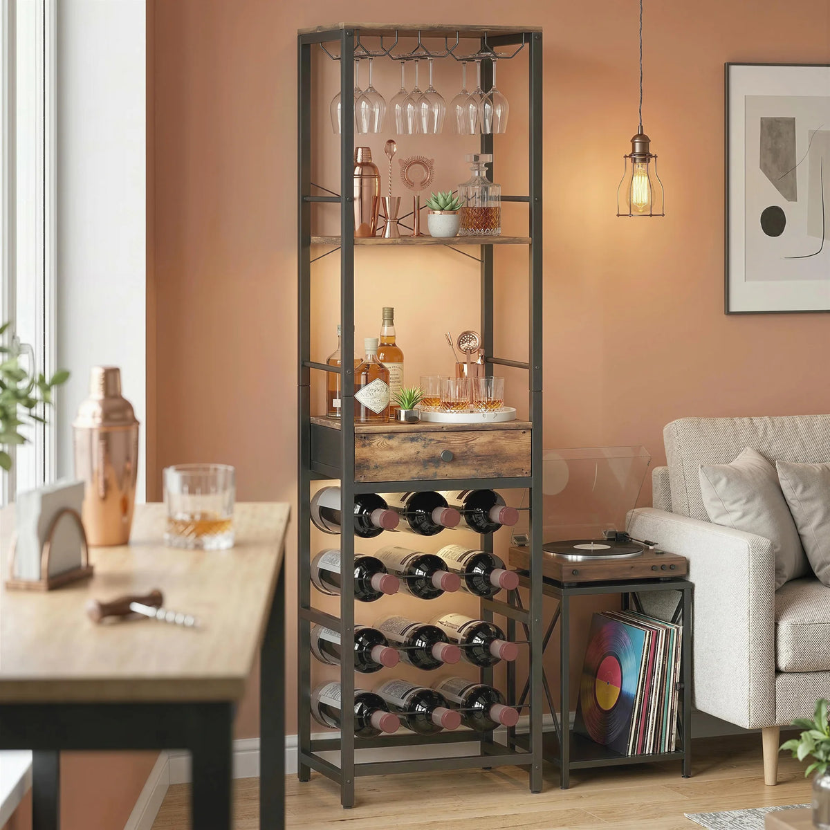 Meuble range bouteille