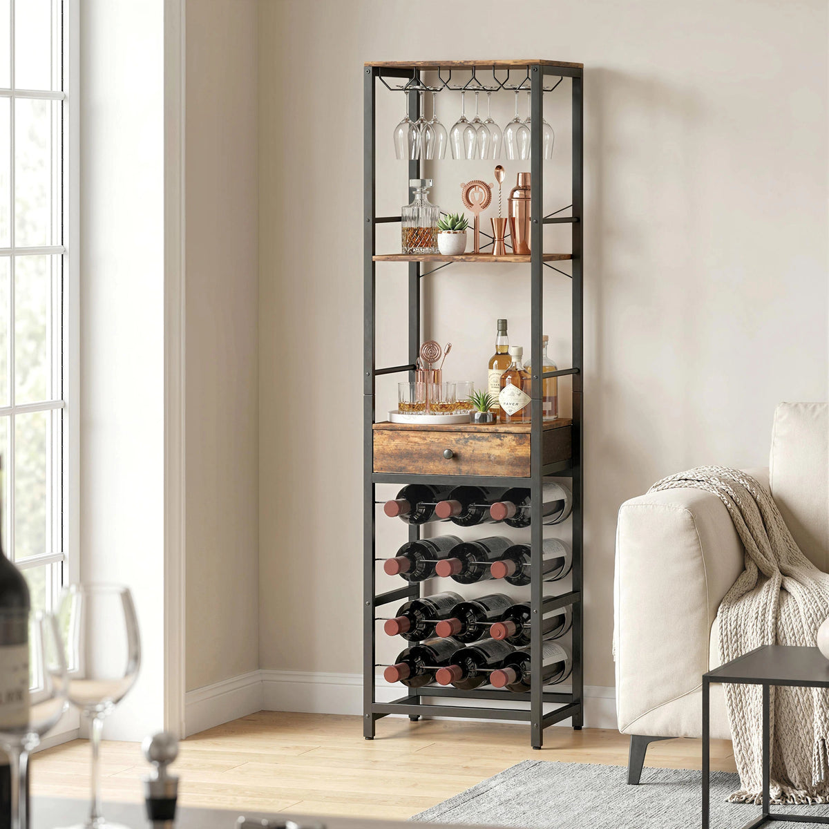 Meuble range bouteille