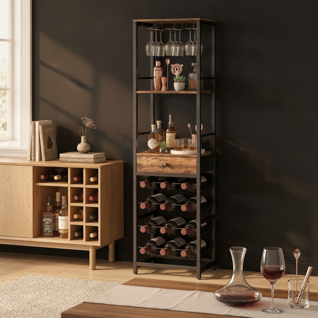 Meuble range bouteille