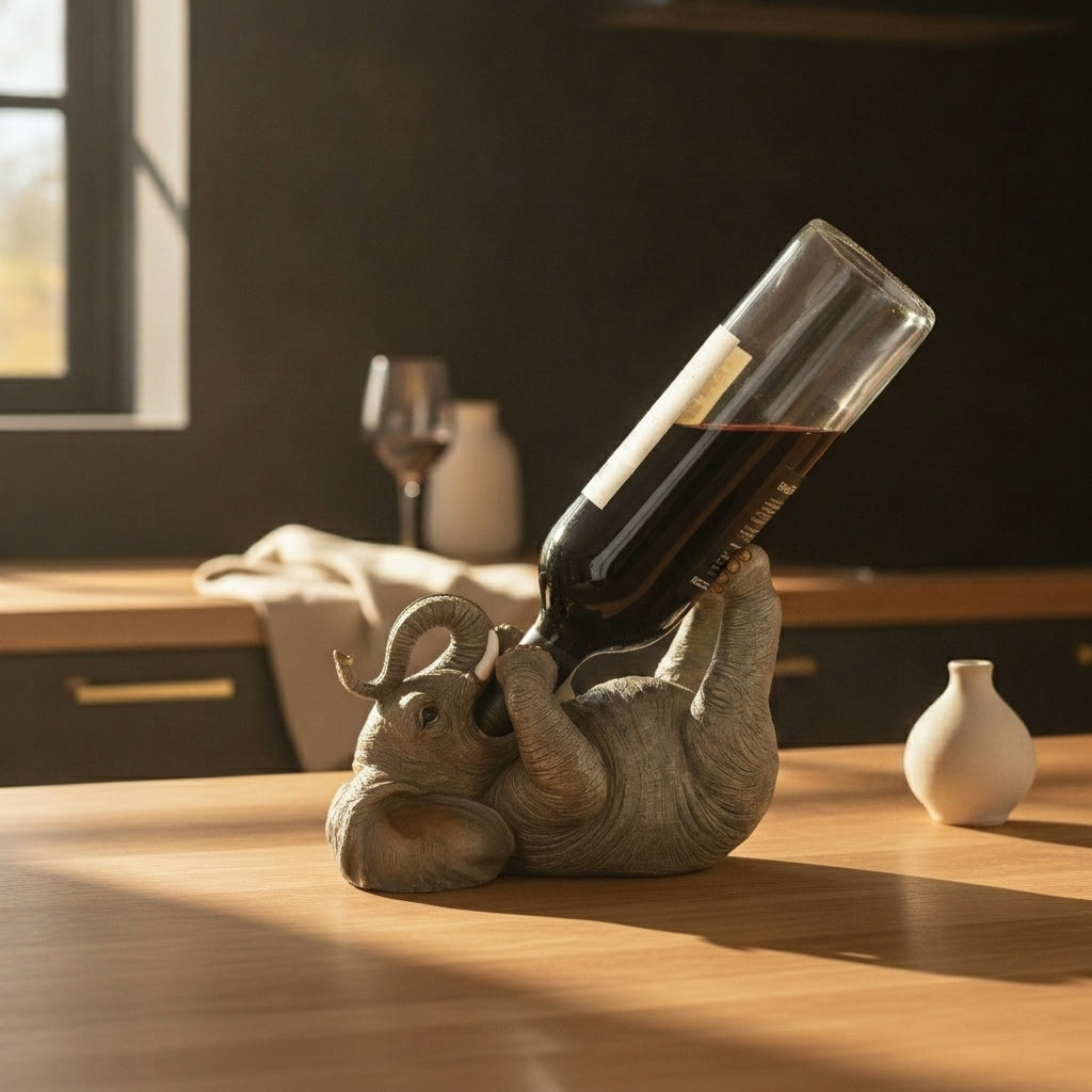 Porte Bouteille Elephant