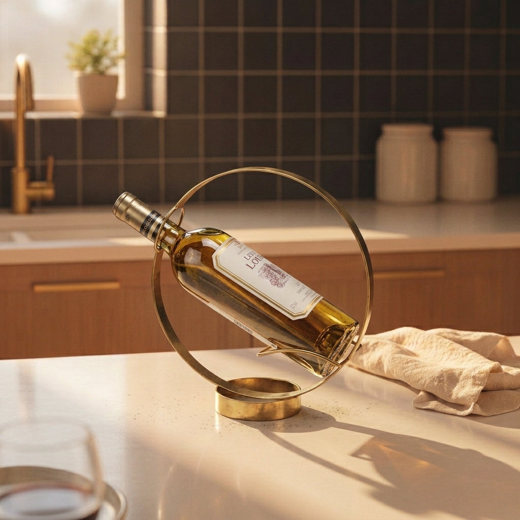 Porte Bouteille Metal Design