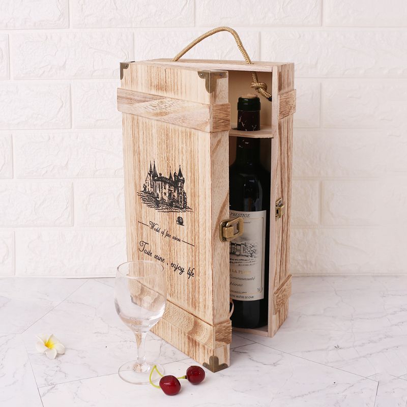 Porte Bouteille Bois Original