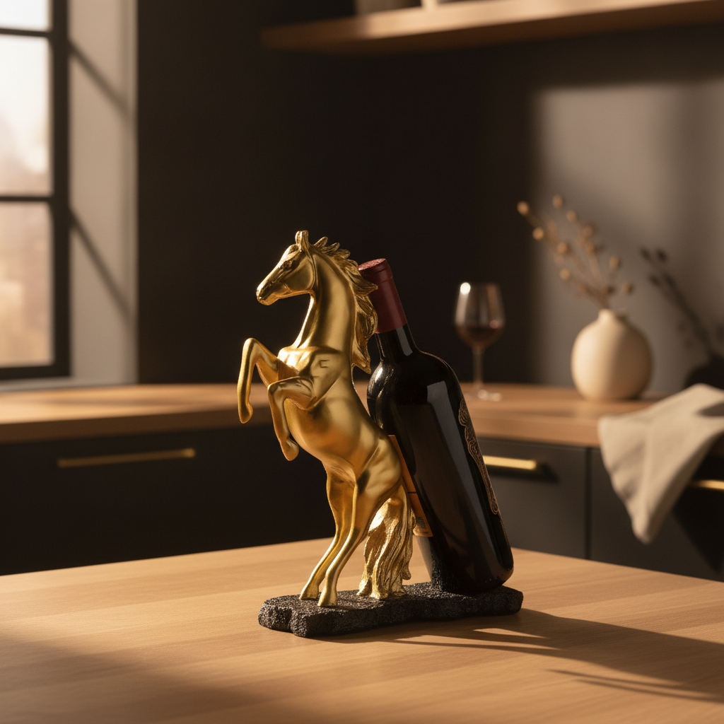 Porte Bouteille Cheval