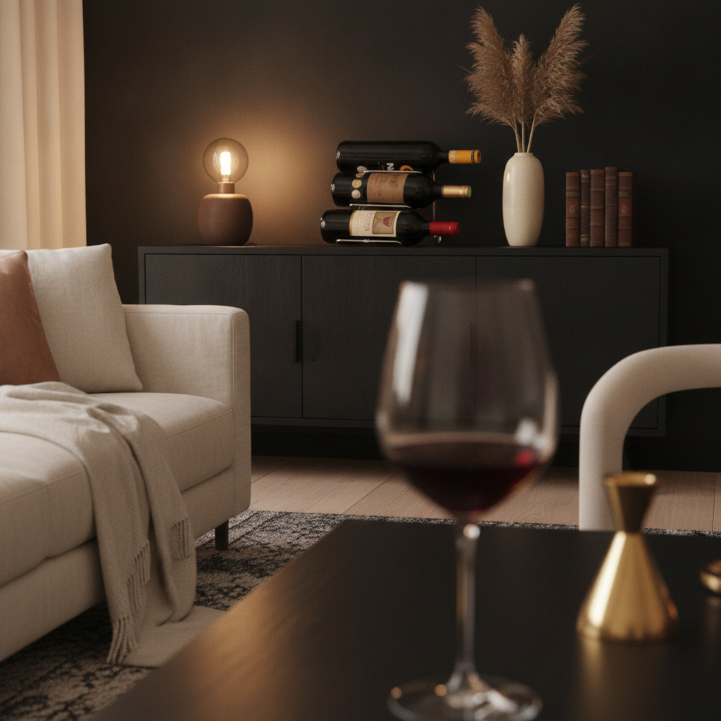 Présentoir bouteille vin