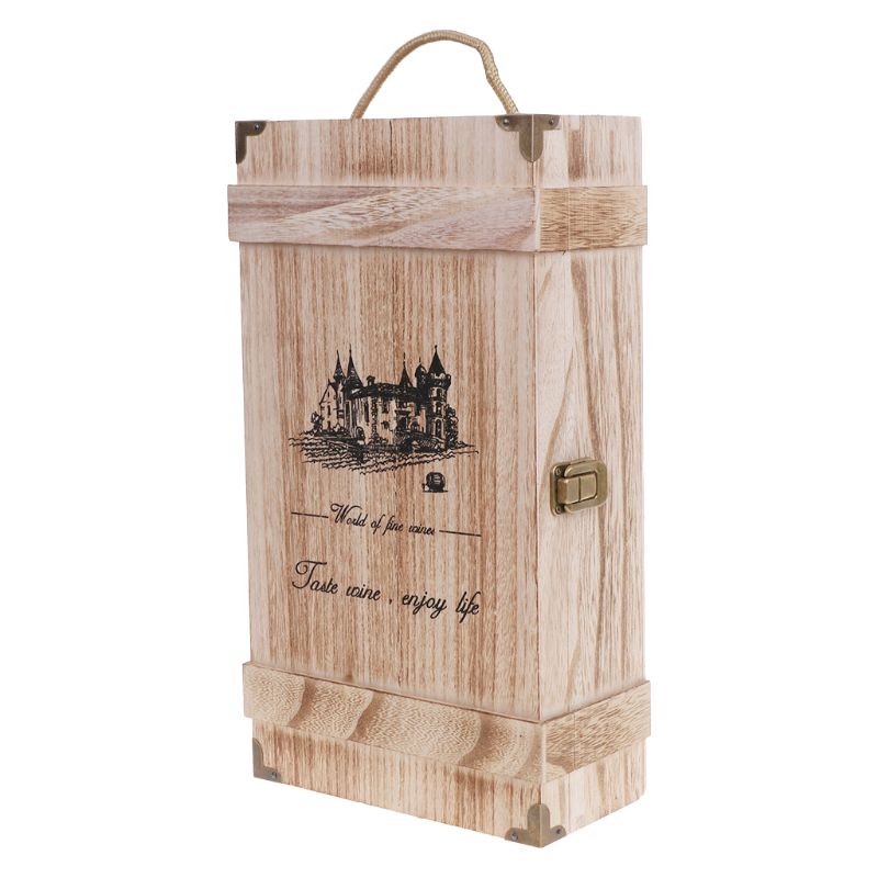 Porte Bouteille Bois Original