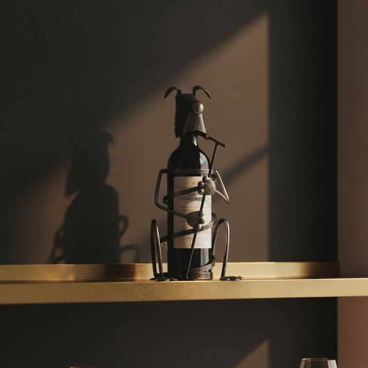 Porte Bouteille Vin Chanteur