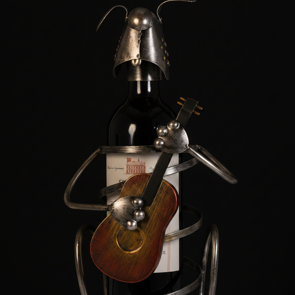 Porte Bouteille Guitare