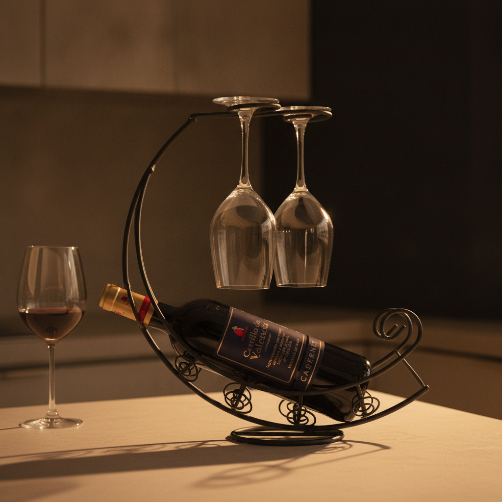 Porte Bouteille Noir