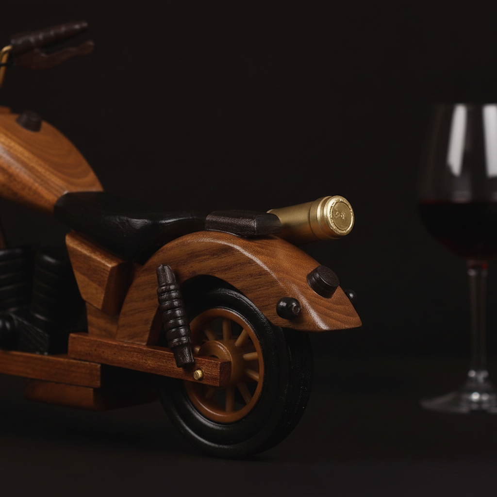 Porte Bouteille en Forme de moto