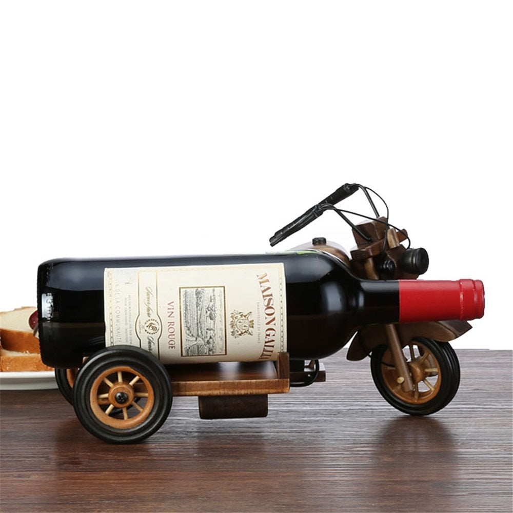Porte Bouteille en Forme de moto
