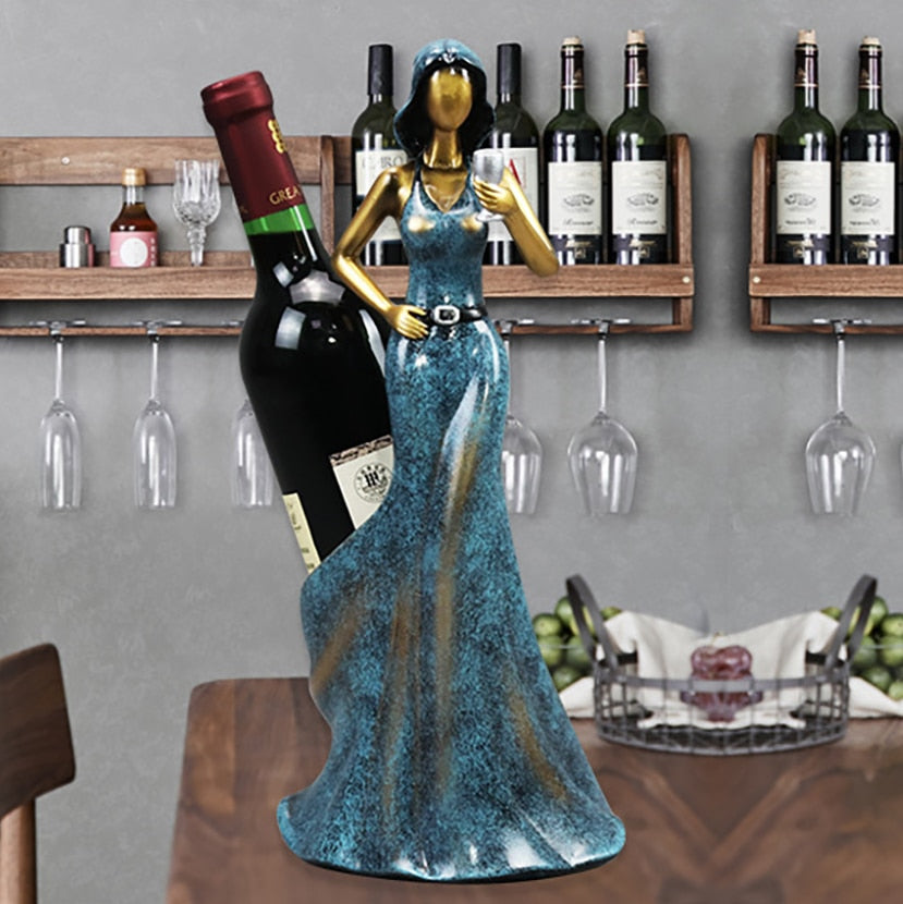 Porte Bouteille Deco Femme