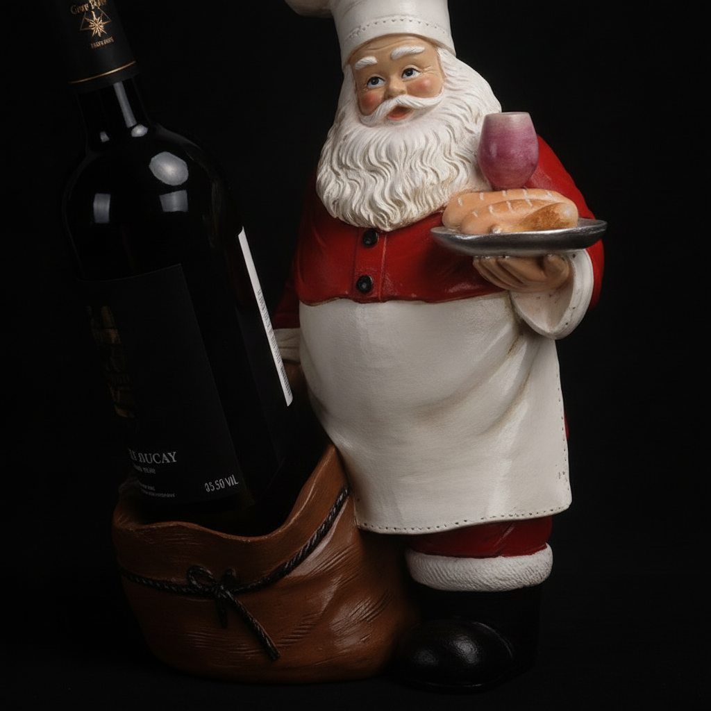 Porte Bouteille Pere Noel