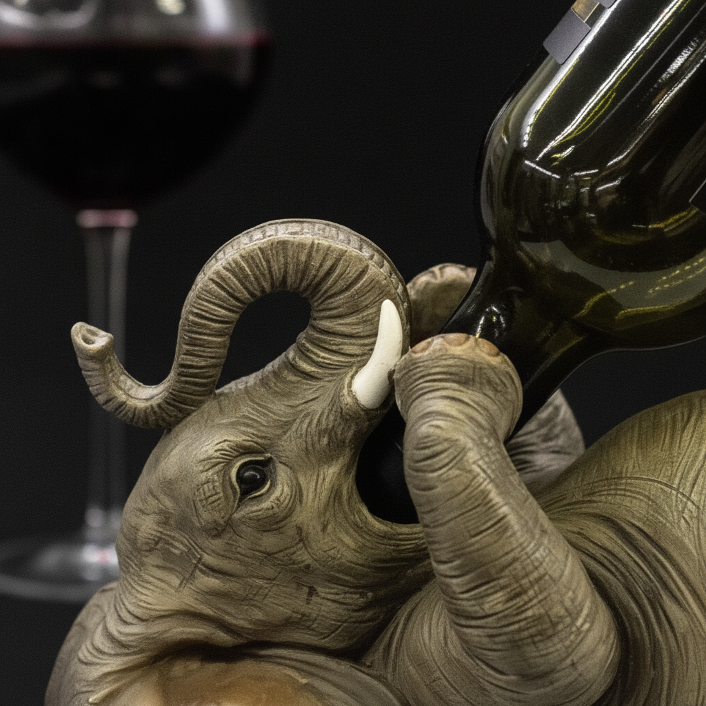 Porte Bouteille Elephant