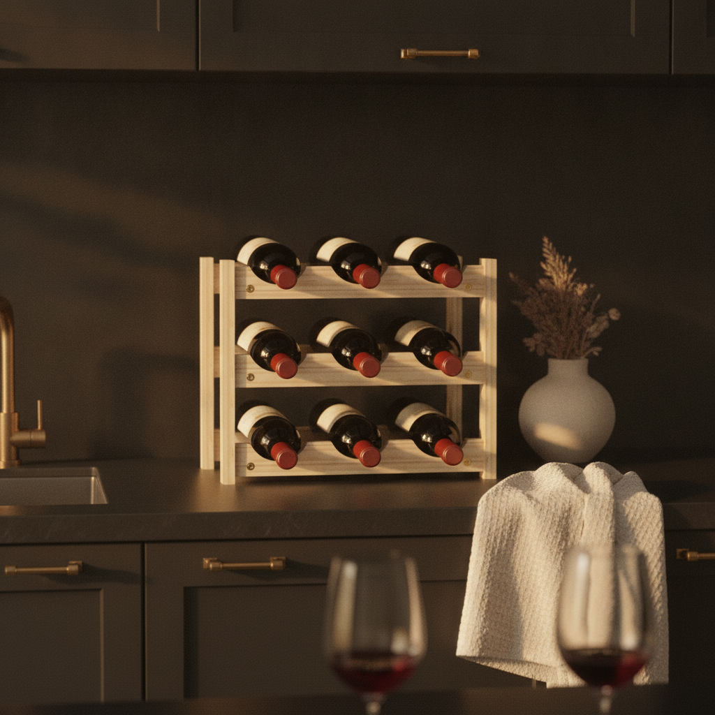 Etagère porte bouteille