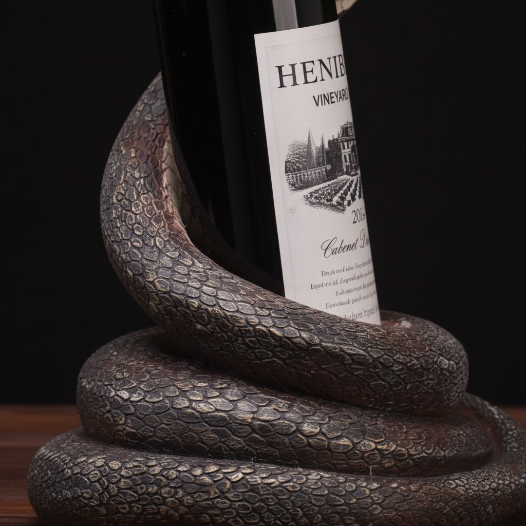 Porte Bouteille En Serpent