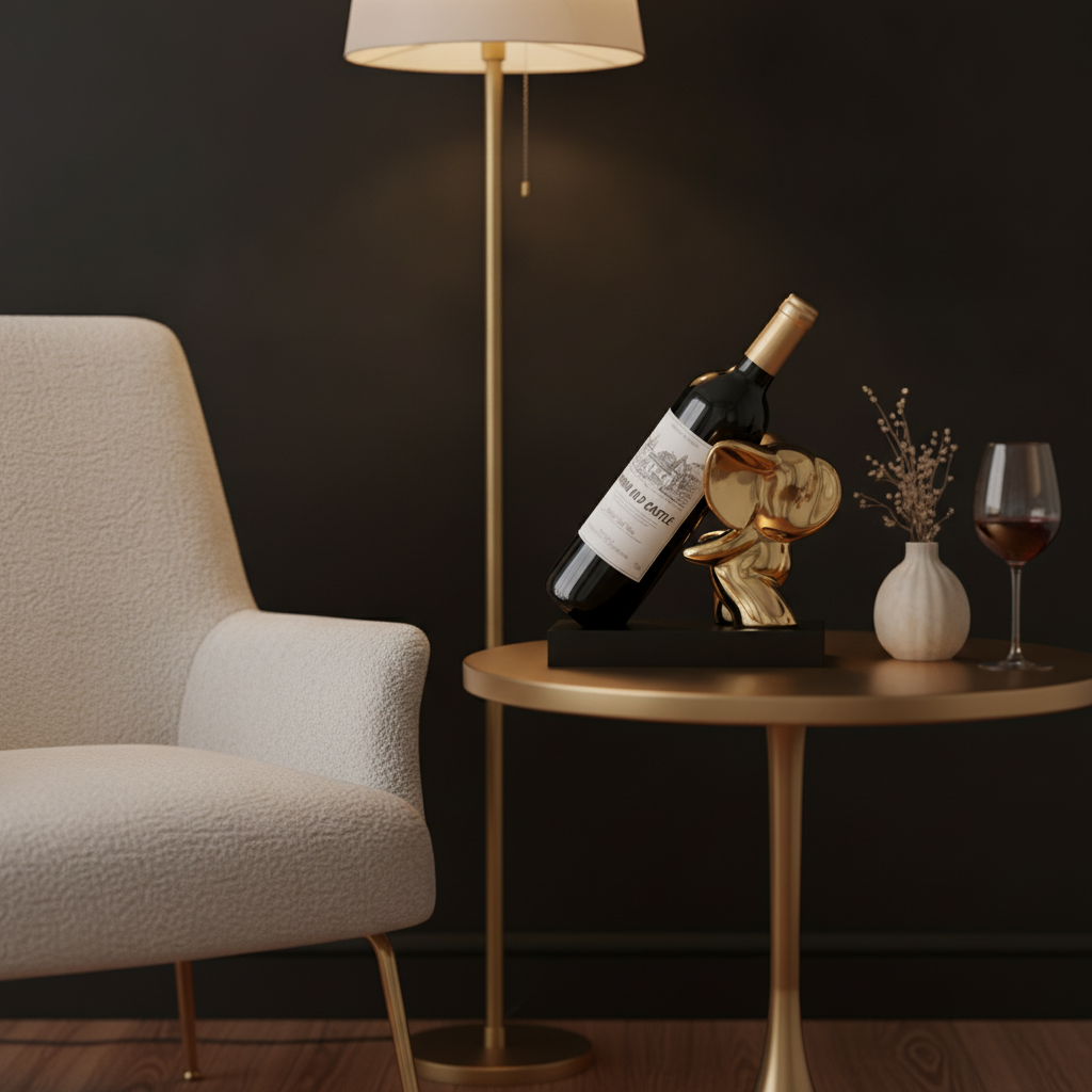 Porte Bouteille Art Moderne