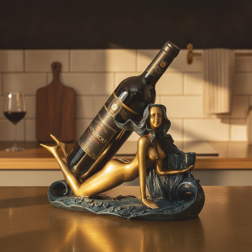 Porte Bouteille Deco Femme Nue