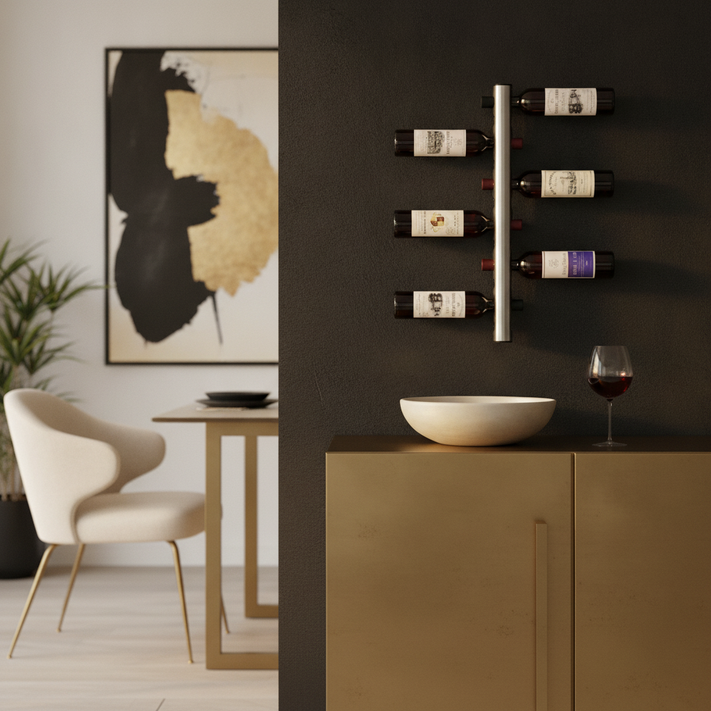 Porte Bouteille Vin Inox