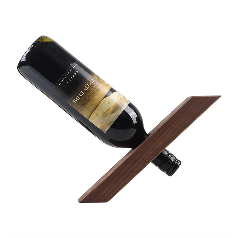 Porte Bouteille Bois Equilibre