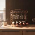 Porte Bouteille de Vin en Fer