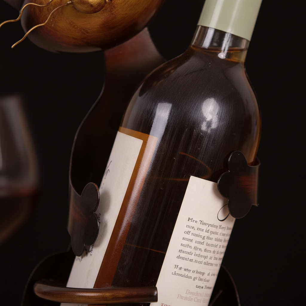 Porte Bouteille de Vin Chat