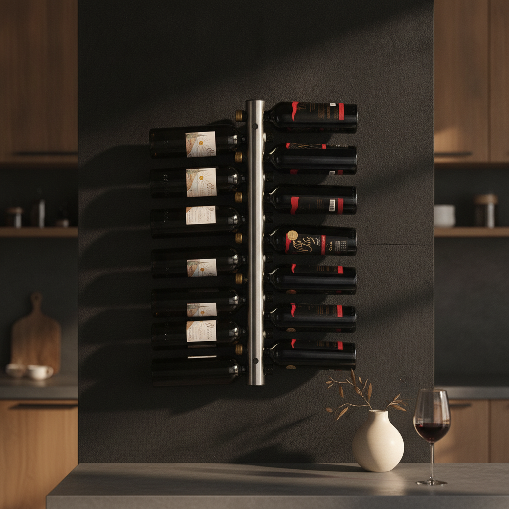 Colonne rangement bouteille vin