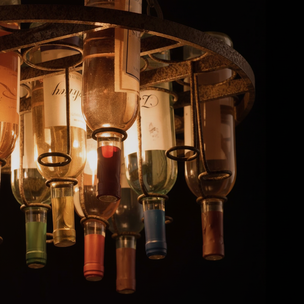 Lustre Porte Bouteille