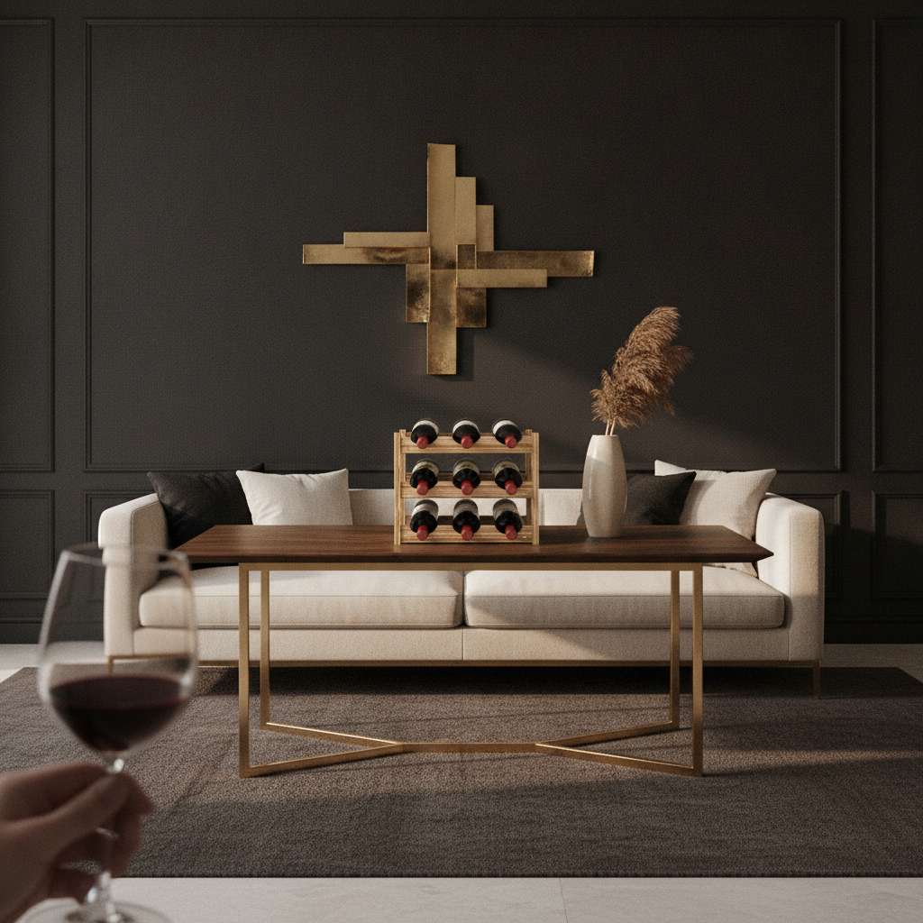 Casier Range Bouteille Bois