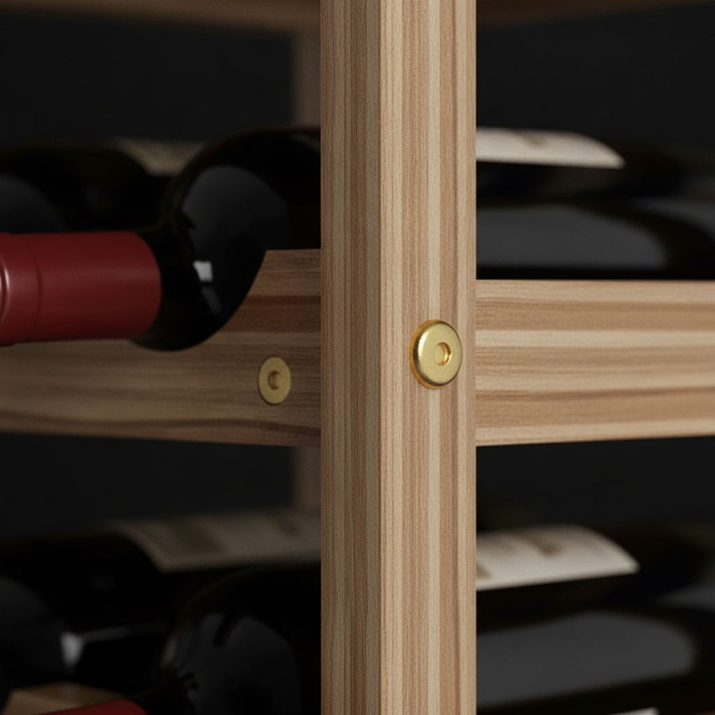 Casier Range Bouteille Bois